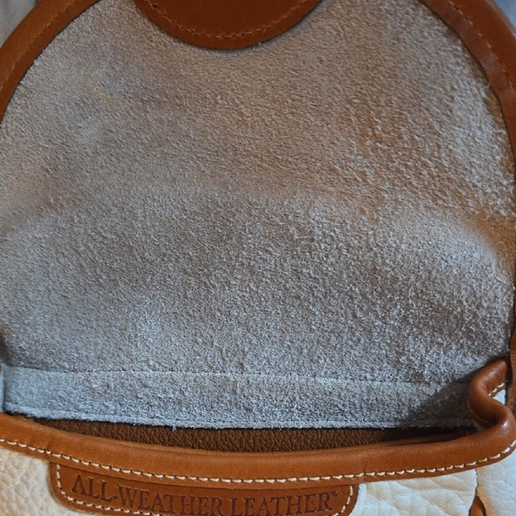 Dooney & Bourke Tiny Cream and Tan Leather Crossbody/belt Bag π - Picture 12 of 17